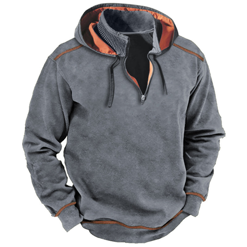 Thatcher | Men's Outdoor Hooded Sweatshirt with Thermal Insulation