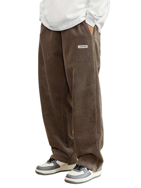 Emil | Men's Relaxed Wide-Leg Corduroy Pants