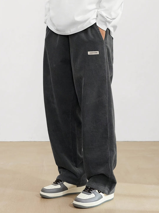 Emil | Men's Relaxed Wide-Leg Corduroy Pants