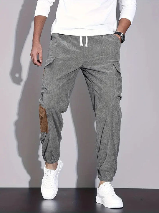 Lester | Classic Corduroy Cargo Pants with Multiple Pockets for Men