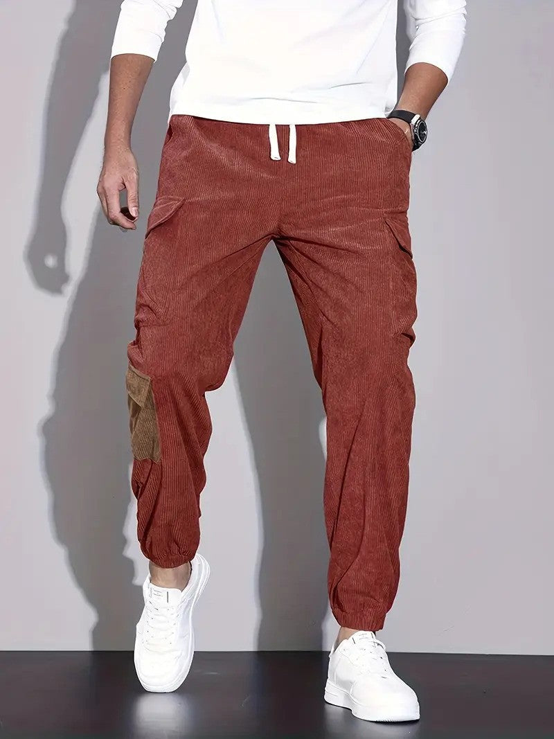 Lester | Classic Corduroy Cargo Pants with Multiple Pockets for Men