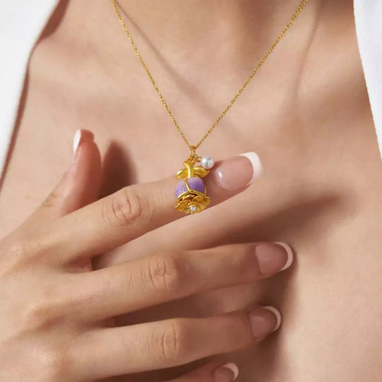 Aurora Charm Necklace – The Flower of Love