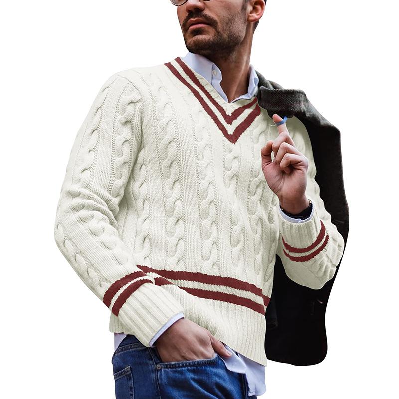 Wolfgang | Men's Old-Money Style Knitted Sweater, Perfect for Autumn