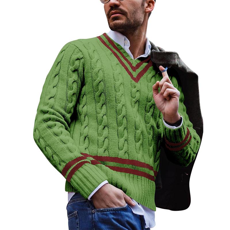 Wolfgang | Men's Old-Money Style Knitted Sweater, Perfect for Autumn