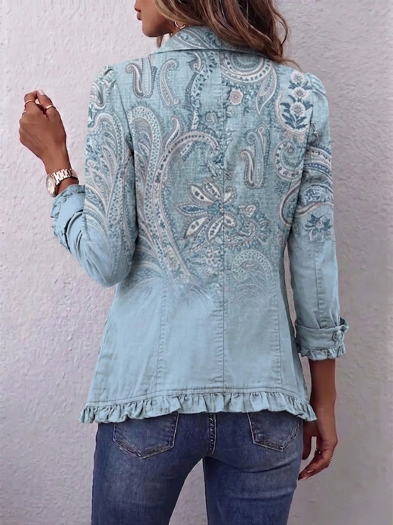 Remedios | Vintage Cashmere Jacket with Ruffles