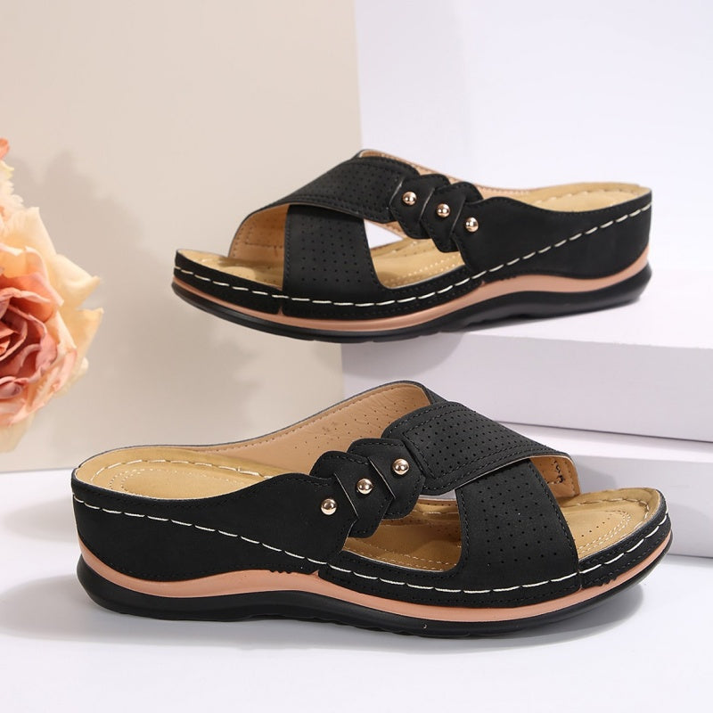 Valeria | Comfort Wedge Sandals