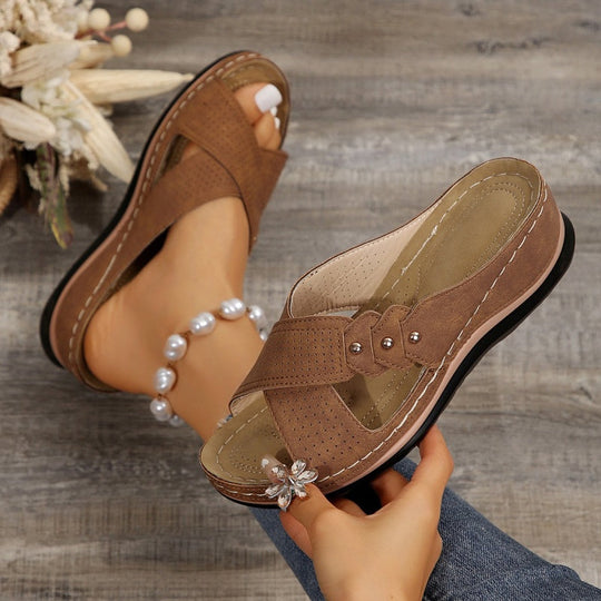 Valeria | Comfort Wedge Sandals
