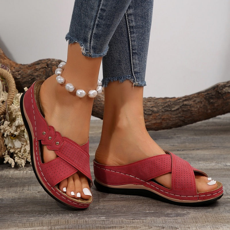 Valeria | Comfort Wedge Sandals